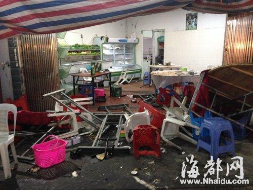 城管整治大排檔時與商販一片混戰　雙方多人受傷