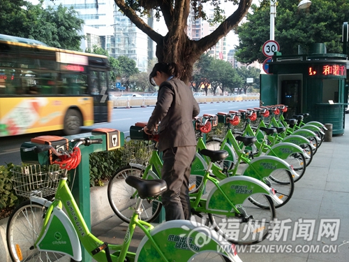 節前新開20個便民自行車站點　實現城區通借通還