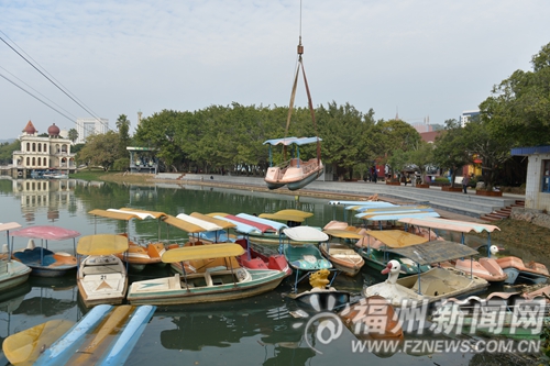西湖公園收編左海公園49艘游船 共增至260艘(圖)