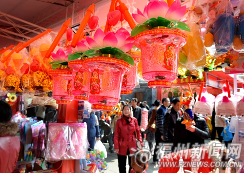 三坊七巷花燈五彩繽紛　百態羊燈最受歡迎（圖 ）