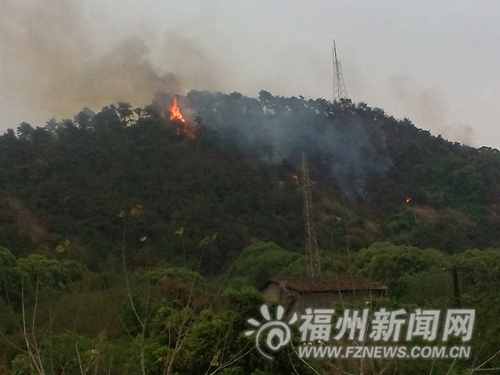 三環(huán)金雞山隧道附近昨日起火　疑與清明掃墓有關(guān)