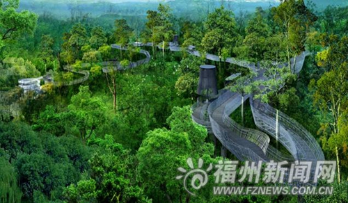 福州城市森林步道示范段下月建成　有獎征集LOGO