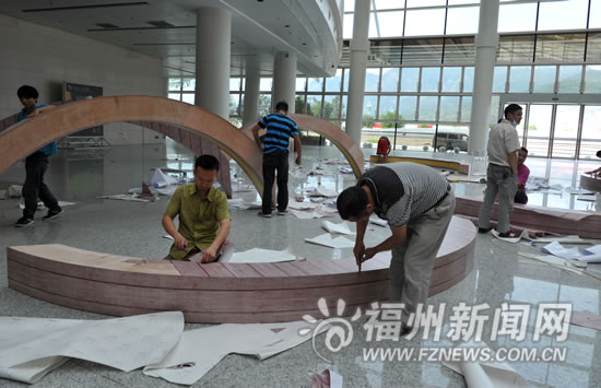 首屆海絲博覽會(huì)昨起布展　展館面積達(dá)12萬(wàn)平方米