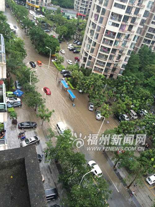福州天氣昨日大變臉　上午烈日烘烤下午暴雨冰雹