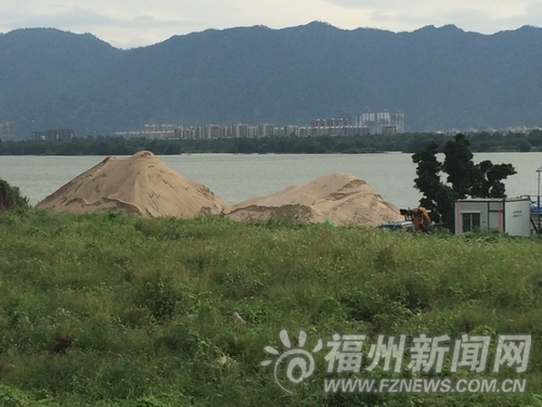 福州沙灘公園冒出沙場　負責人無法提供審批手續