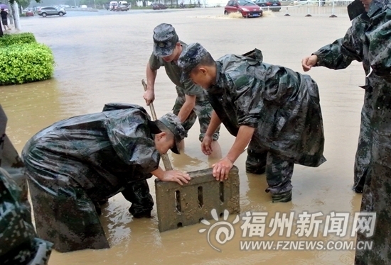 福州各方協力處置積水　30多個內澇點積水已排除