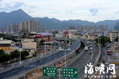 南二環后坂路口高架橋今起雙向通車?