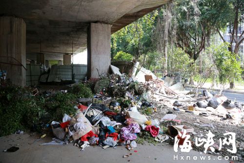 尤溪洲大橋下空地竟成垃圾場　附近居民怨聲連連
