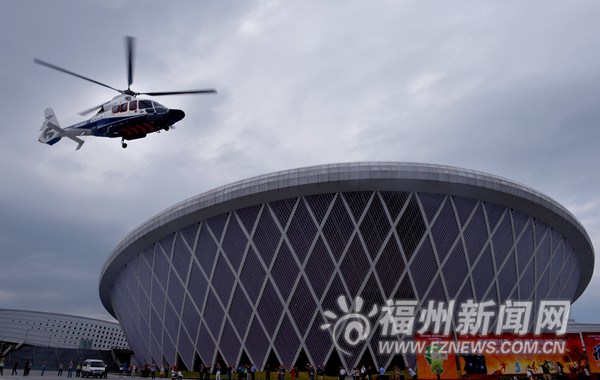 青運會安保誓師大會舉行　榕首架警用直升機投用