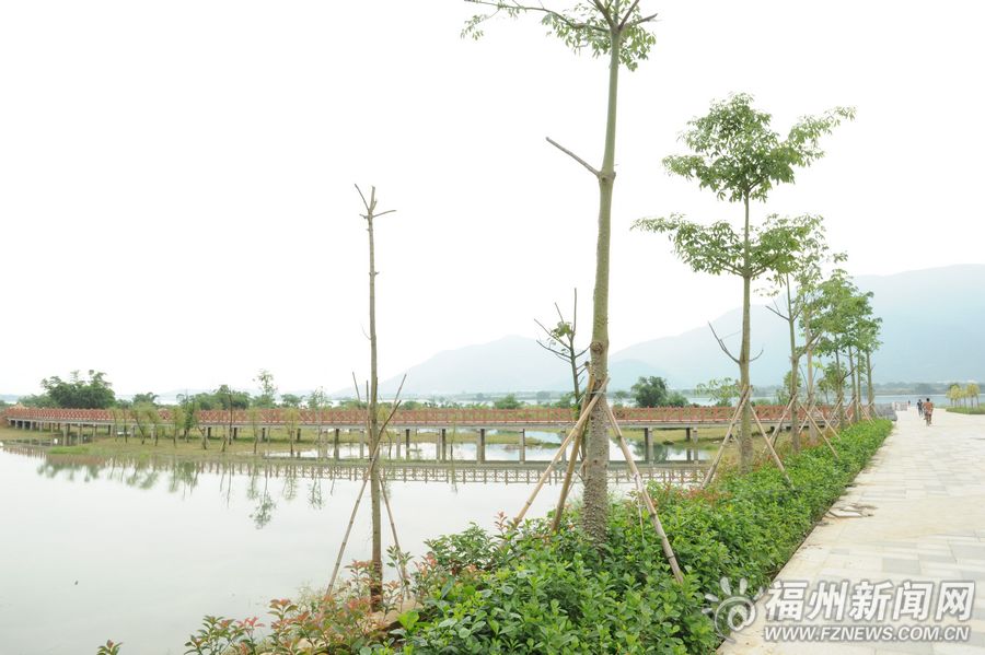 閩江北岸休閑生態(tài)公園粗具規(guī)模　規(guī)劃珍稀植物園
