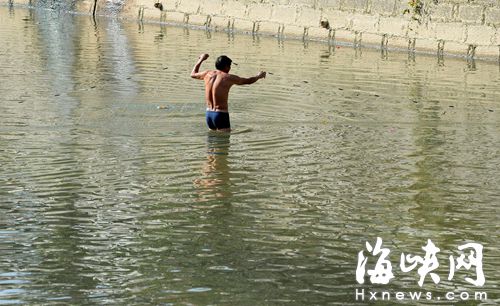 琴亭湖邊內河四男子網魚　違反內河管理辦法規定
