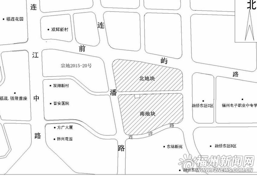 福州擬23日拍賣兩幅地塊 配建安置房3.3萬平方米