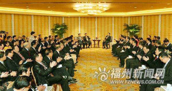 暢敘鄉情鄉誼共話桑梓發展　福州市代表他抵港訪問