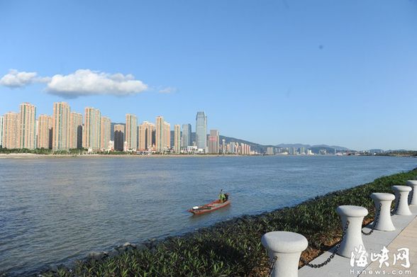南江濱生態公園十里江景如畫　打造“最美”江岸