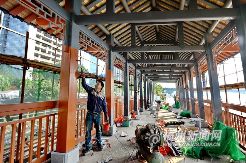 南北江濱正建設兩座跨河廊橋　元旦期間正式投用