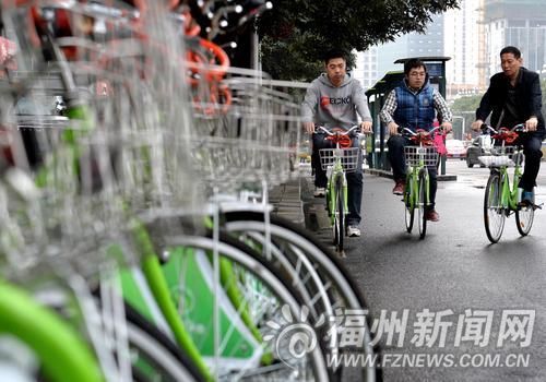福州月底便民自行車站點將達170座　二期建310座