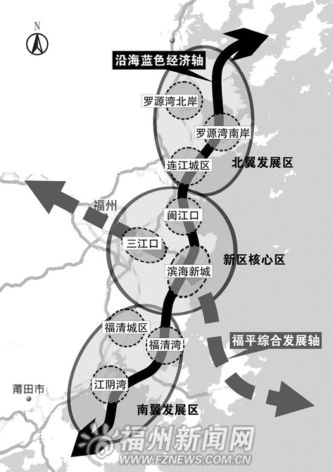 福州新區擬建九大組團　擬于2030年建成現代化新城區