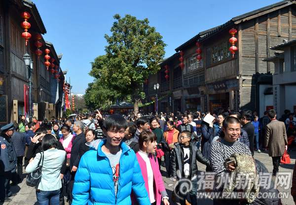 春節(jié)福州旅游入賬近12億　接待游客162.56萬人次