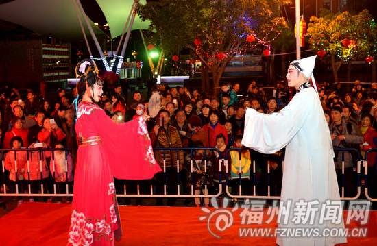 2016年福州元宵燈會正式亮燈　傳統文化大放異彩