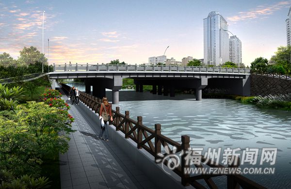 塔頭路晉安河橋周六起封閉改造　兩側增設通行橋