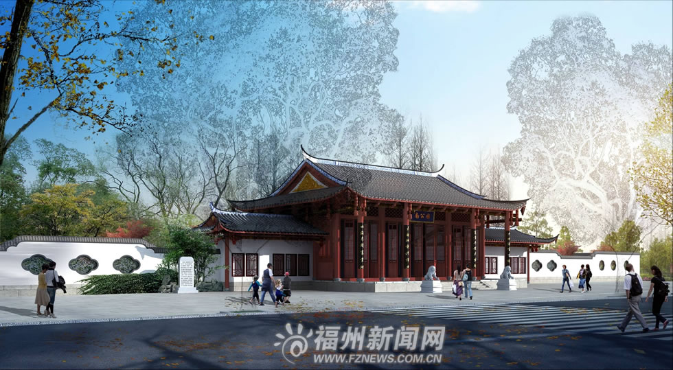 南公園預計6月將開門迎客 沿街立面整治下月完工