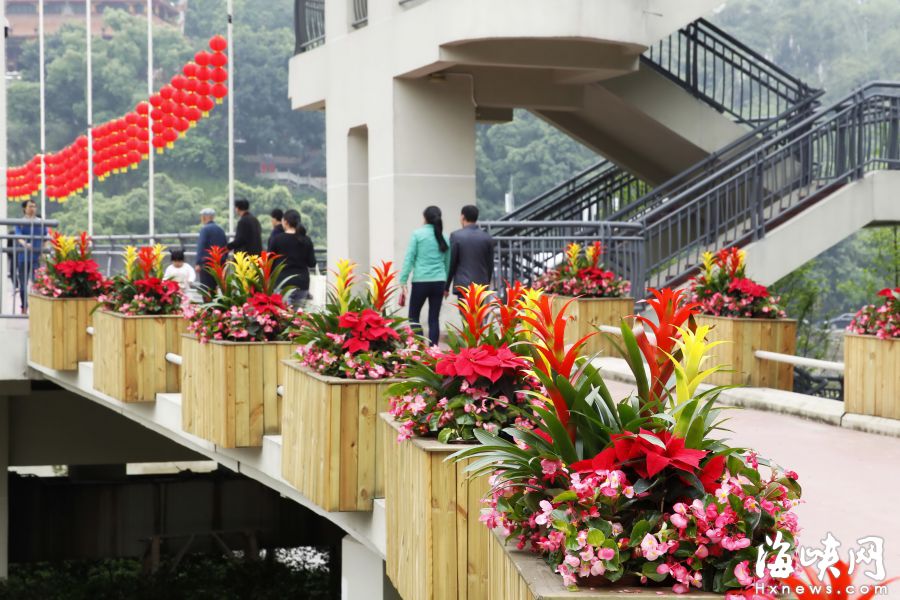 “福州愛情島”5月迎萬盆花 百畝江心公園換新顏