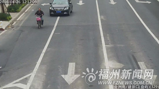 福州警方曝光150輛違反交規車輛　2人闖紅燈被拍