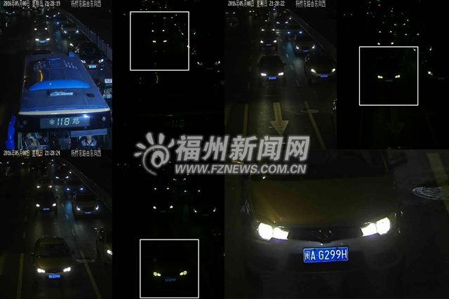福州警方曝光150輛闖紅燈車(chē)輛 10輛車(chē)濫用遠(yuǎn)光燈被罰