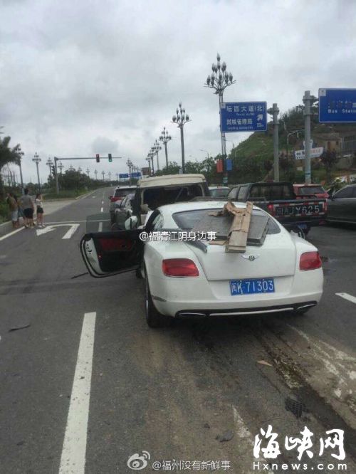 價值400萬賓利追尾維修需近百萬 賓利或無商業險