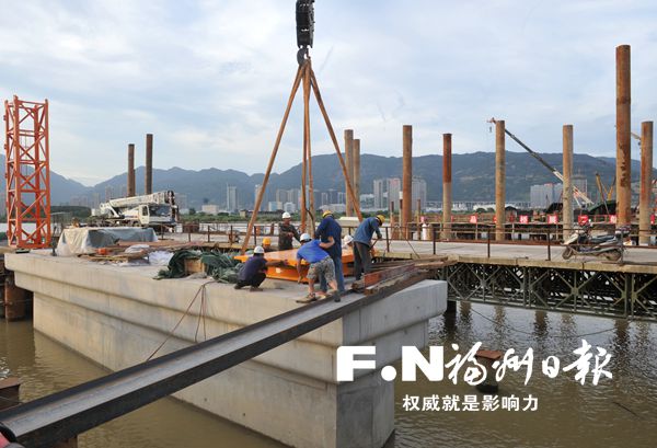 馬尾大橋跨江段樁基10月完工 北接線匝道力爭年底通車