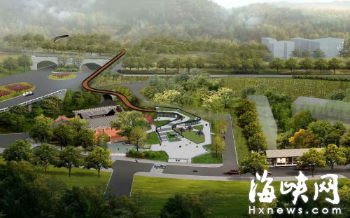 福州金雞山公園治堵　東側(cè)入口開(kāi)工以分散游客量
