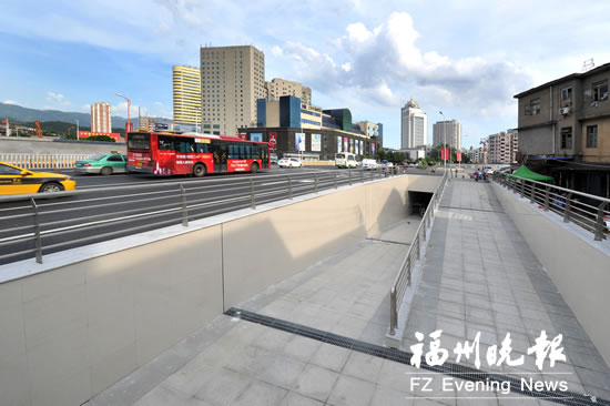 火車站南廣場地下通道通行　站西路工程基本完工