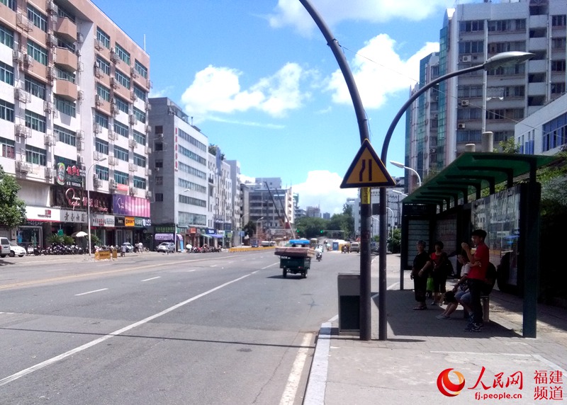 臺風“尼伯特”襲來 福州因“焚風效應”更炎熱