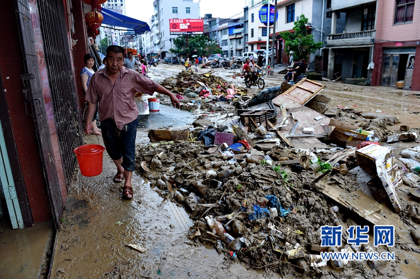 臺風后閩清搶險救災緊張進行 已轉移人口34324人