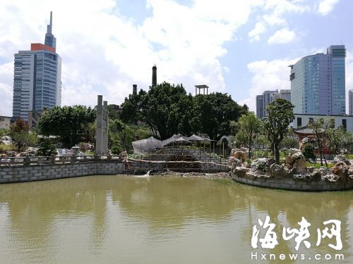 被改造成拱橋的凌波橋，完工至少還要十天
