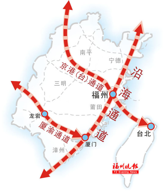 中國(guó)將構(gòu)建“八縱八橫”高速鐵路　福州成綜合鐵路樞紐