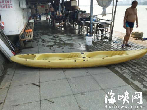 當時就是用這條船救人的