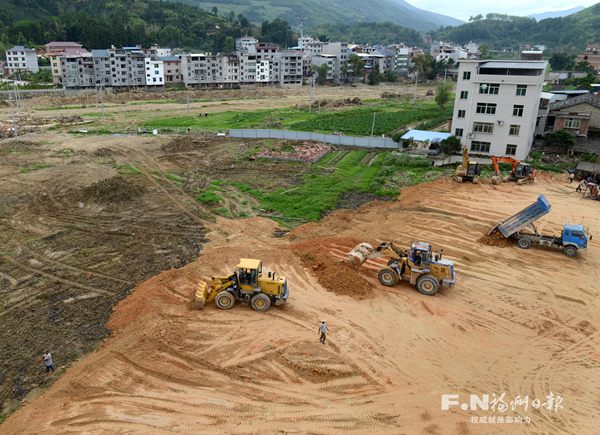 閩清永泰災后重建如火如荼　確保質量加快工程進度