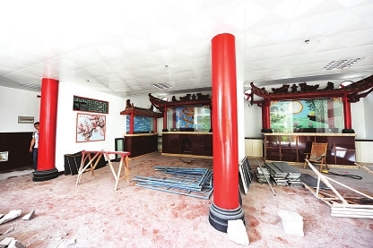 廟宇藏身建筑二樓 
