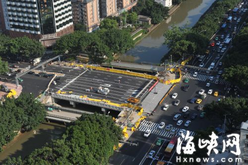 新建的塔頭橋準備就緒，主車道今起重新開放