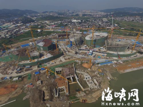 福州版“悉尼歌劇院”初成型