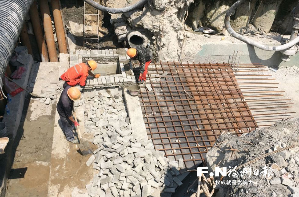 洋里污水廠管道20日通水　鼓樓污水管滿溢將解決