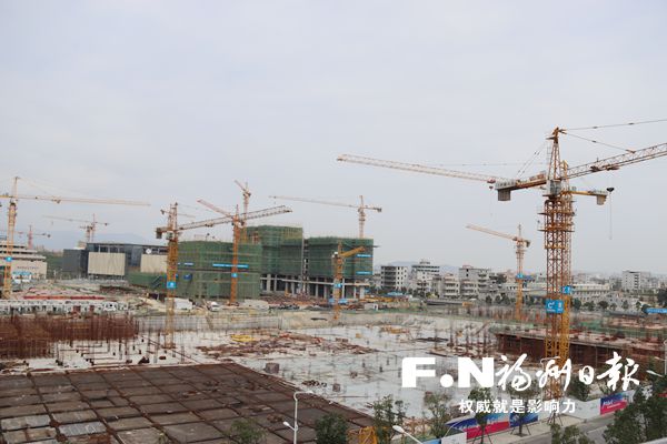 福州濱海新城即將滿“周歲”　建設潮涌東海之濱